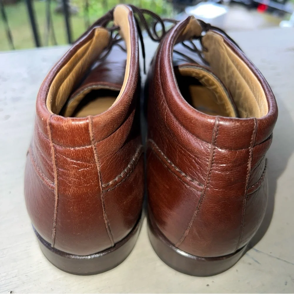 Johnston & Murphy Domani Brown Deerskin Leather Chukka Boots 24386
